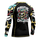 PRIDE OR DIE cold instinct L/S RASHGUARD - Black